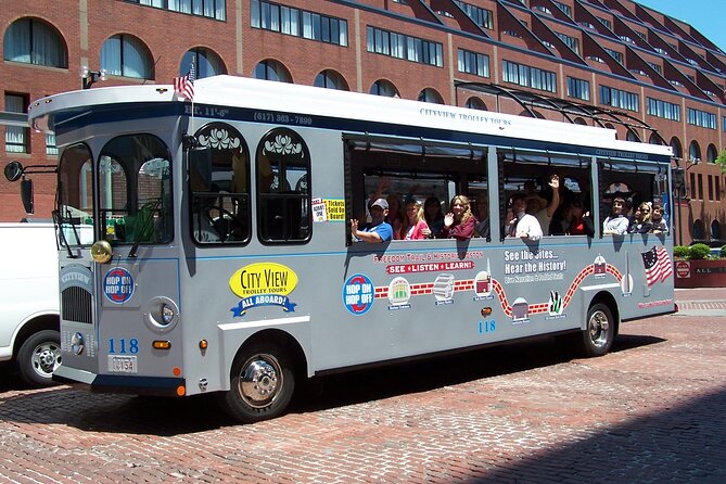 80-Minutes NON-STOP Trolley of Historic Boston and Freedom Trail - Key Highlights at a Glance