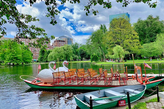 Beacon Hill + Back Bay History + Photo Walking Tour(SMALL Group) - Boston Public Garden and Swan Boats: changing from brick to scenery