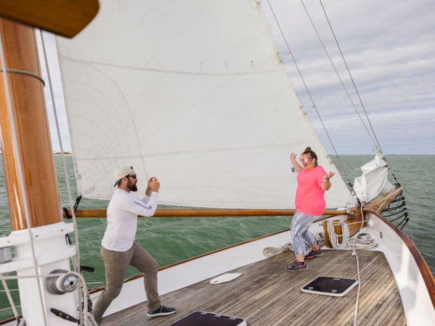 Boston: Downtown Harbor Sailing Cruise - Dressing for wind and a moving deck