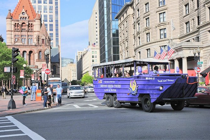 Boston Duck Boat Sightseeing City Tour with Cruise Along Charles River - Tea Party Ships & Museum: one stop that changes the kind of trip you plan