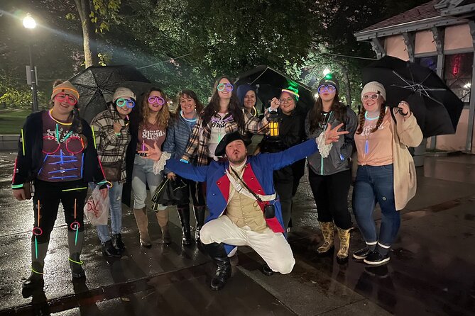 Boston Ghosts Boos and Brews Haunted Pub Crawl - Boston Common start: the vibe of a 7:30 pm haunted pub crawl