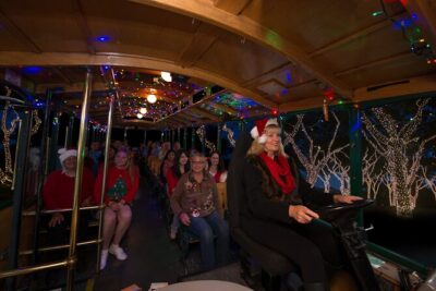 Boston: Holiday Sights and Festive Nights Trolley Tour - Getting On Board: Old Town Trolley Check-In at Long Wharf
