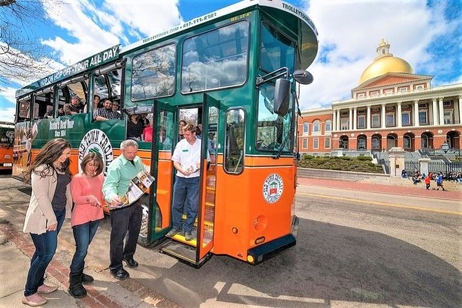 Boston Hop-On Hop-Off Trolley Tour with 13 Stops - The ride experience: weather-ready trolleys and live narration that keeps moving