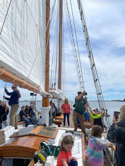 Boston: Sunday Pastries & Prosecco on Boston Harbor - Seeing the ship come alive: crew energy and a real moment with Freddo
