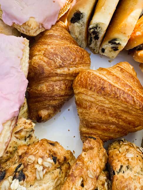 Boston: Sunday Pastries & Prosecco on Boston Harbor - Flour Bakery + Cafe pastries, coffee, and tea: the brunch part that actually delivers