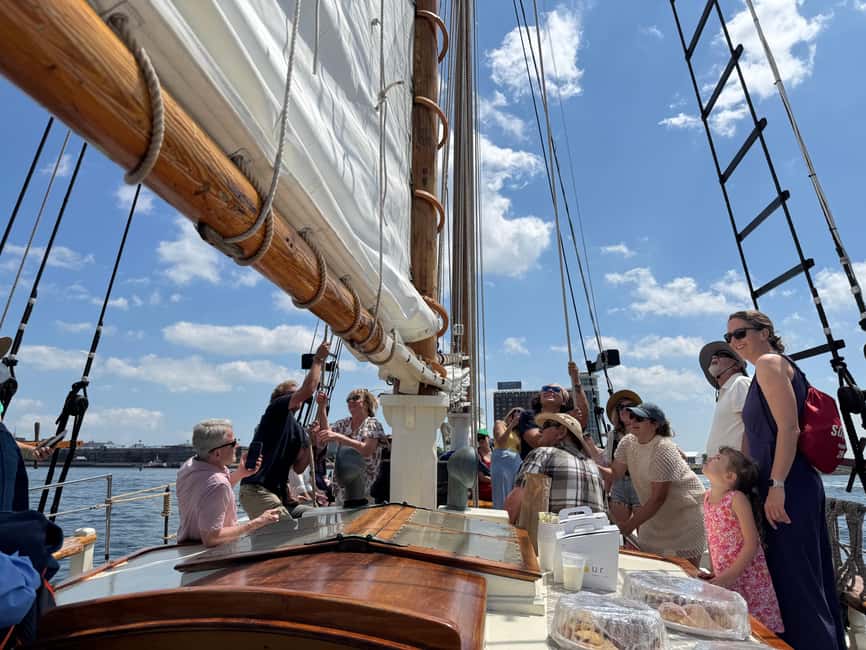 Boston: Tall Ship Harbor Sail with Weekend Brunch Option - On Deck: What the 1.5–2 Hour Harbor Loop Feels Like