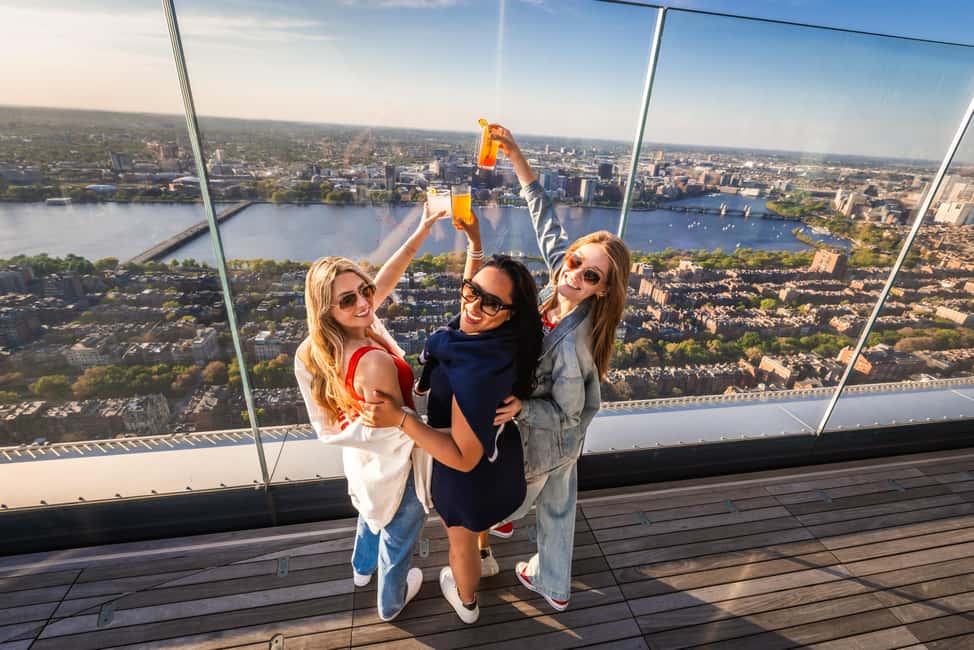Boston: View Boston Observation Deck Entry Ticket - 52nd-floor indoor 360° views: your first big Boston overview
