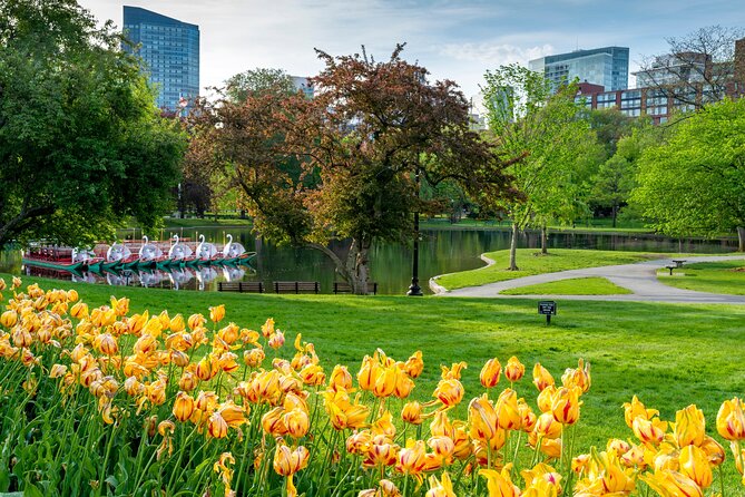 Boston: Votes for Women History Tour of Back Bay - Public Garden and the Washington statue: public space as a political stage