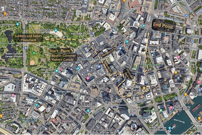 Building Blocks of Boston : Downtown Walking Tour - Key things I’d mark on your map