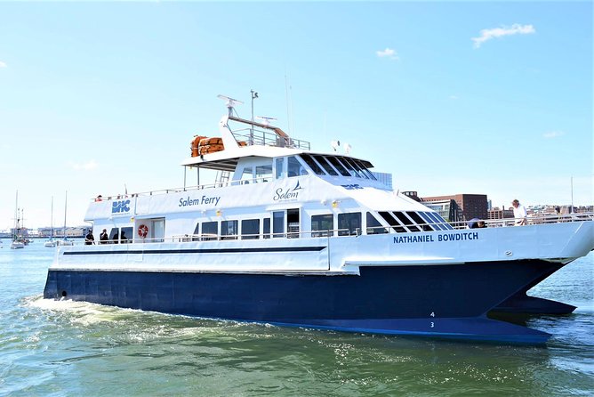 City Cruises Salem High Speed Ferry to/from Boston - Onboard galley: snacks, coffee, and real-world convenience