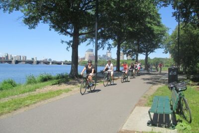 Family Friendly Guided Bike Tour of Boston - Getting started at 103 Atlantic Ave without stress