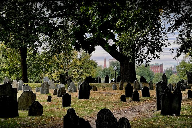 Haunted Boston’s Historic Streets Walking Guided Tour - King’s Chapel Burying Ground: Boston’s oldest cemetery mood