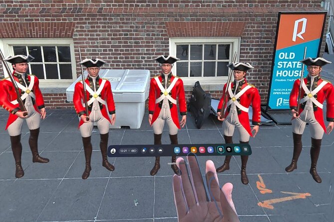 Relive 1776: See Boston's History in Augmented Reality (AR) - Guide-led storytelling: how to get facts without losing the fun