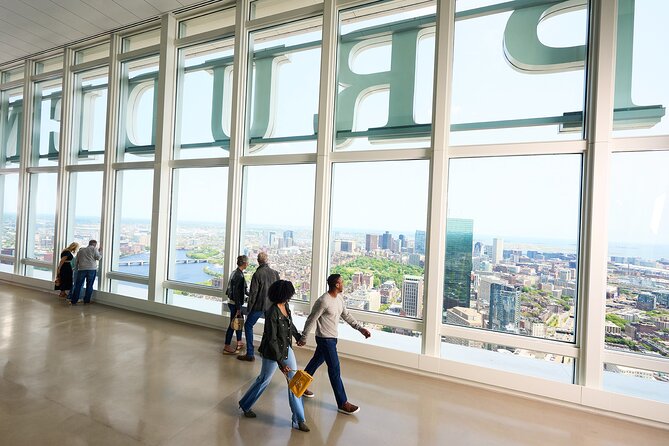 View Boston Observation Deck Admission Tickets - Prudential Tower Set-Up: Timed Entry to Three Floors of Boston Views